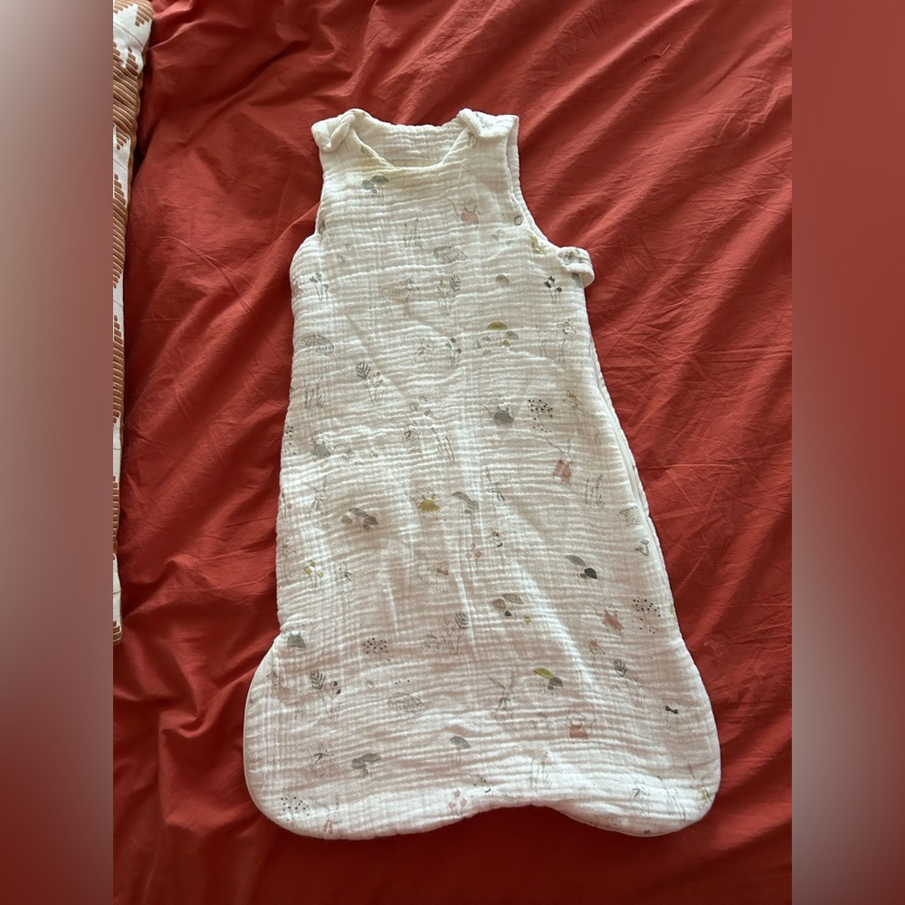 Pehr Organic Cotton Muslin Sleep Sack 0–9 Months Neutral Woodland Print